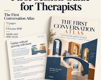 First Session Guide for Therapists, Counseling Intake Questions, Clinical Interview Skills, Rapport Building & Case Examples, Printable PDF