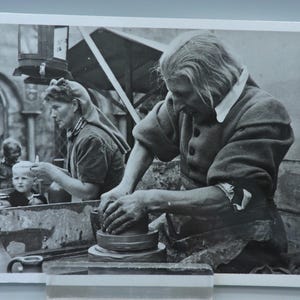 Set of 3 unused vintage postcards from Amsterdam Damstad – 1950’s - black & white photography