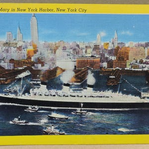Lot de 3 vieilles cartes postales vintage de New York - d'occasion