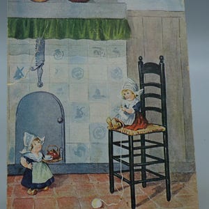 Set di 3 cartoline d'epoca antiche con bambini - 1918 e 1921 - usate