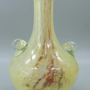 Vintage mouth blown glass vase 1970’s