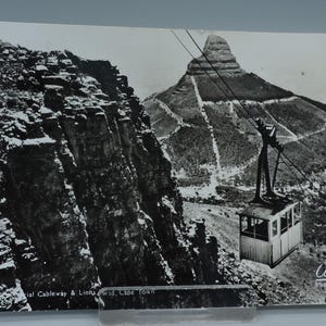 Vintage old postcards from South Africa – 1957 and 1968 – used