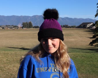 Knit Faux Brim Hat PDF MUSTER Rundstrickmaschine Instant Download