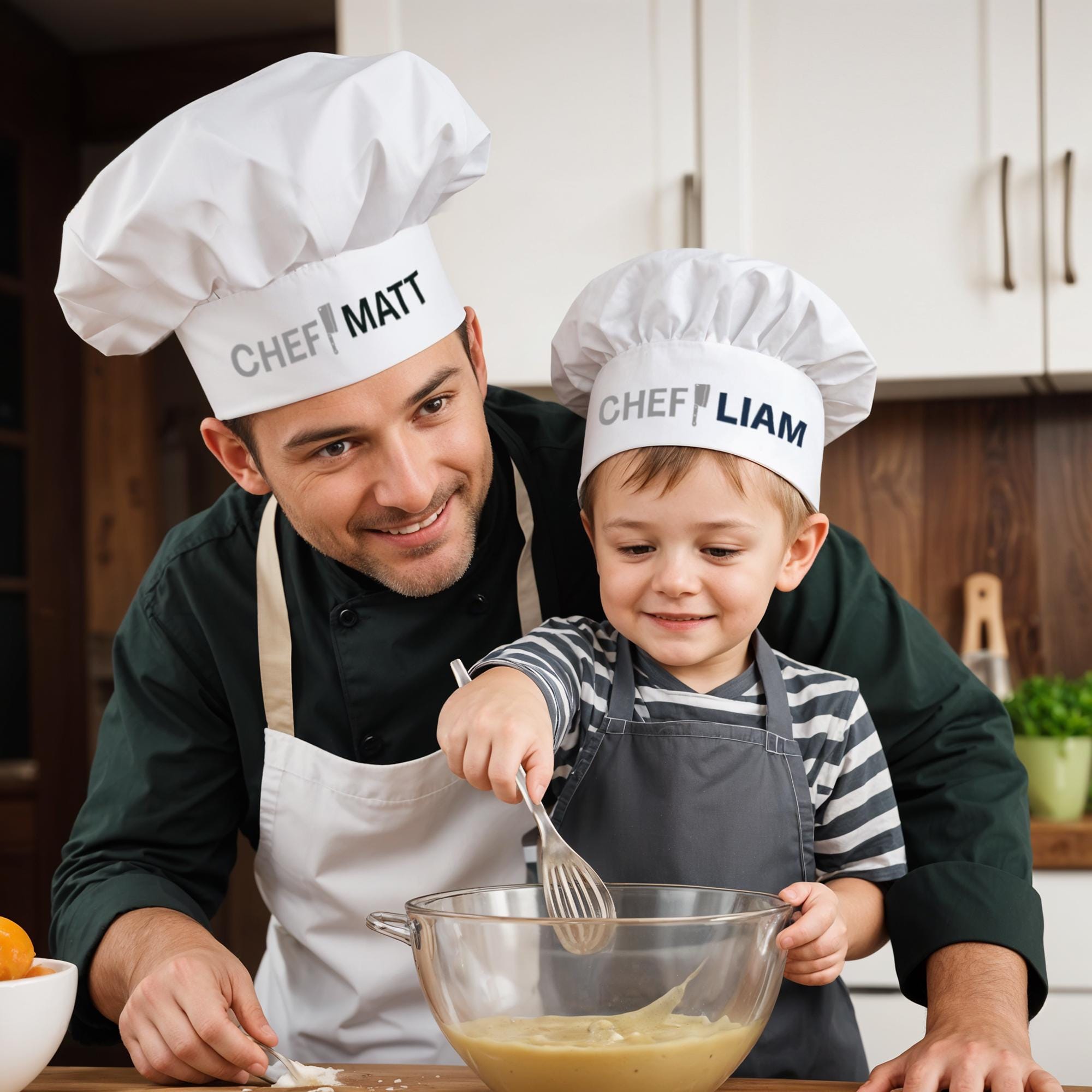 Personalized Chef Hat: Custom Embroidered Kitchen Accessory - Etsy