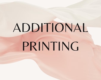 Additional Printing