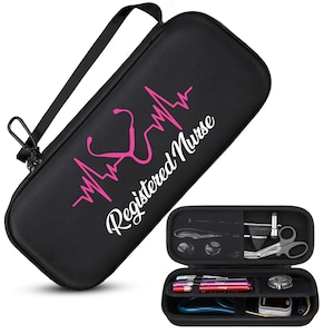 Personalized Stethoscope Case with Name, Custom Stethoscope Holder for 3M Littmann Classic III, Nurse Stethoscope Case Kit - Custom Gift