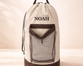 Personalized Laundry bag college | monogrammed laundry Graduation XL Backpack with Shoulder Strap & Mesh Pocket - Custom Graduation Gift