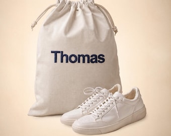 Embroidered Travel Shoe Bag – Personalized Storage Bag with Name