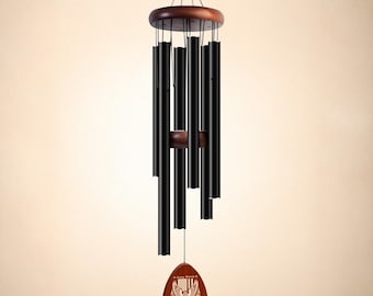 Engraved Firefighter Wind Chimes – Custom In Loving Memory Gift