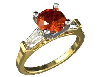 Unique Engagement Ring Rose Gold Ring Flower Band By Liannejewelry