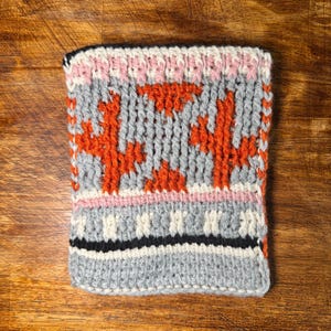 Tunisian Crochet Kindle Sleeve Pattern | Desert E-Reader Pouch PDF | Medium Skill Mosaic Crochet Tablet Cover Blueprint