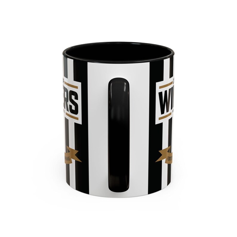 Newcastle Carabao Cup Winners Mug: Black & White Ceramic Coffee Cup image 7
