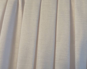 5 yards box pleated white 4" tafetta fabric sewing trim for bridal, altered art or couture, home decor wholesale