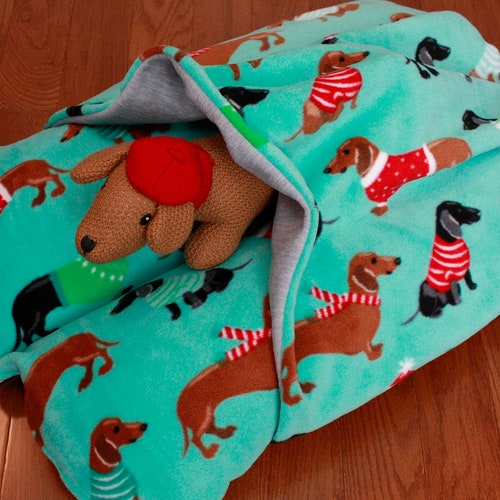 Dachshund Pocket Blanket Bed Etsy