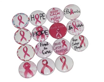 RED AWARENESS RIBBON Novelty Button Pin Badge 1/"