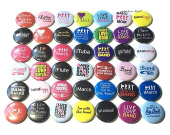 Band Decor 1.25 Marching Band 1.5 Music Marching Band Magnet MB002 1 Button Magnet Band 2.25 Band Gift Band Party Favor