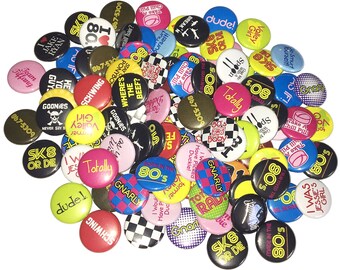 Vintage 1980/'s Pinback Buttons Group Lot Of 3 All Sold Together Jazz FestLibrary AideHunting