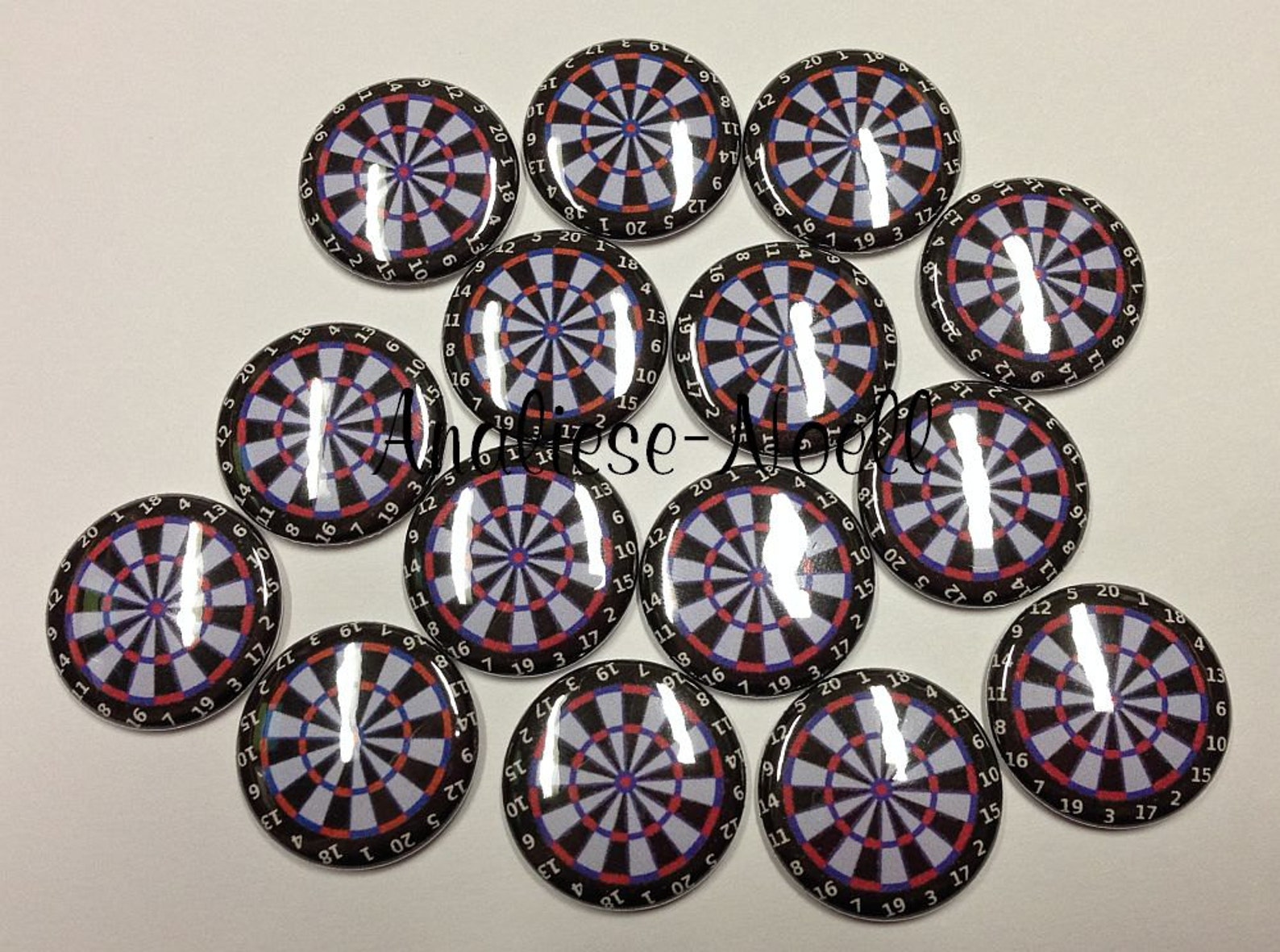 Darts 1 Pinback Button 15 Buttons Ready to Ship Dart Etsy