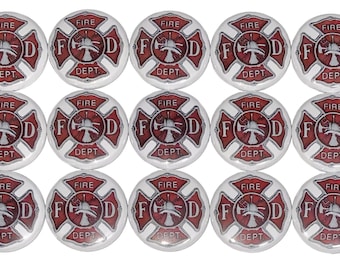 Fireman Magnet, 1", 1.25", 1.5", Button Magnet, Fire, Fireman Theme, Fireman Gift, Fireman Decor, Fireman, Firefighter, LE006