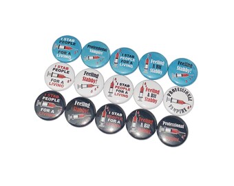 Phlebotomist, 1", 1.25", 1.5", 2.25", Button, Phlebotomist Theme, Phlebotomist Gift, Phlebotomist Flatback, Phlebotomist  Pinback, PL007