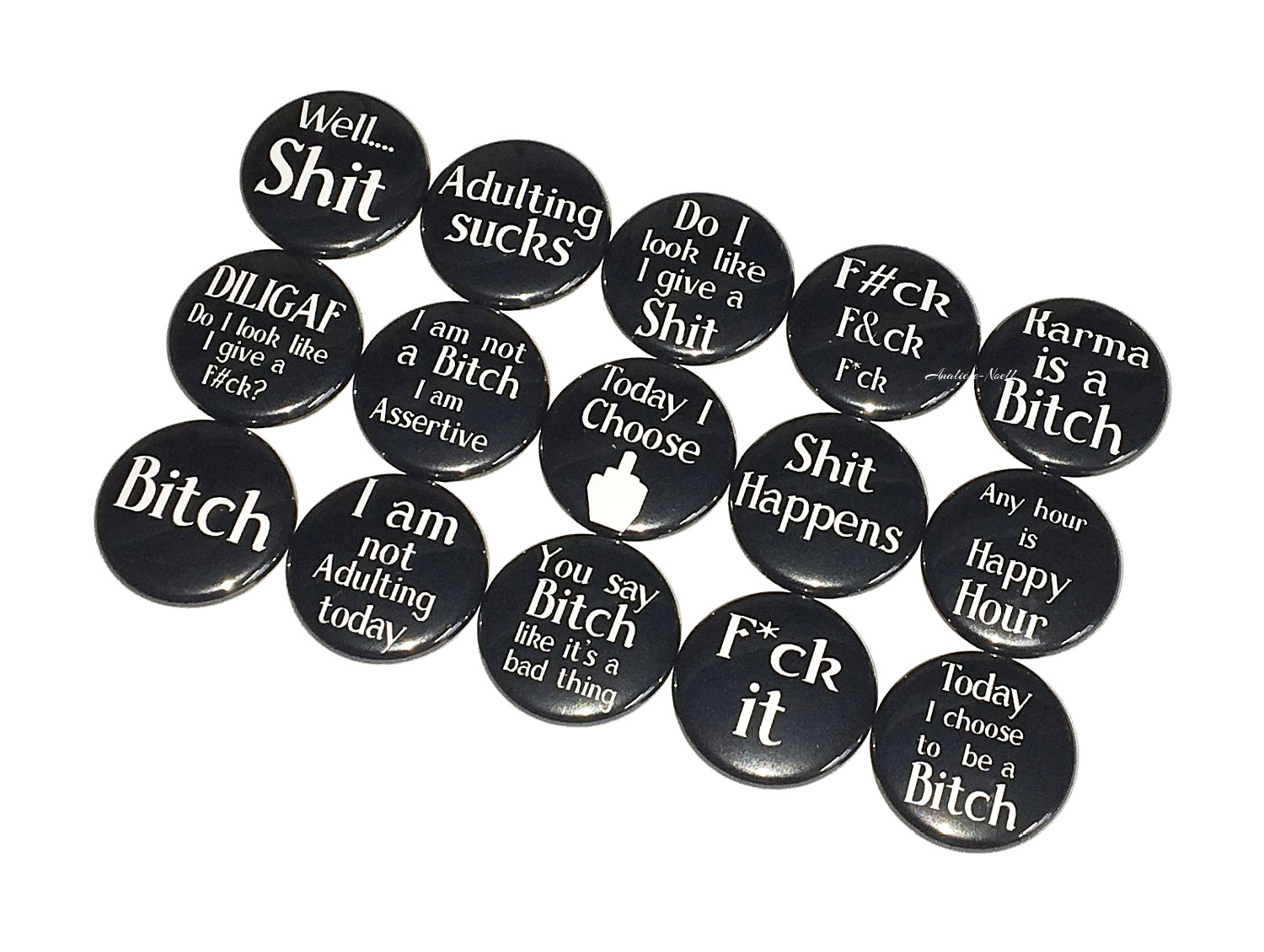 Naughty Jokes Buttons & Pins - No Minimum Quantity