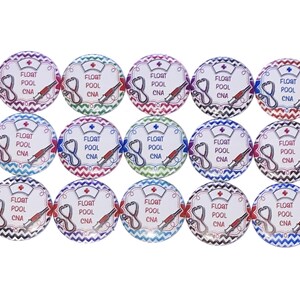 CNA Float Pool, 1&quot;, 1.25&quot;, 1.5&quot;, 2.25&quot;, Button Magnet, Certified Nursing Assistant, Float Pool Magnet, CNA Magnet, Cna Gift, CNA, MP019