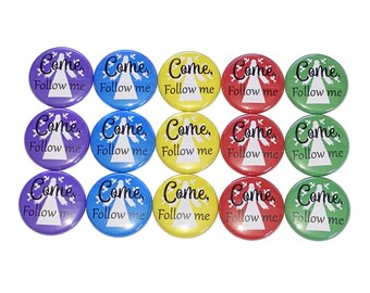 Mormon Magnet, LDS Magnet, 1", 1.25", 1.5", Button Magnet, Mormon Theme, Mormon, Mormon Decor, LDS, LDS Decor, Lds Theme, Magnet, FT040