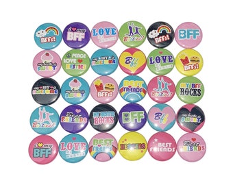 Best Friend Magnet, Besties Magnet, 1", 1.25", Button Magnet, Best Friend, BFF, bff Magnet, bff Theme, Best Friend Theme, BFF Gift, GR011