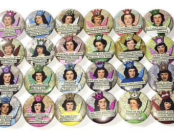 Mature Magnet, 1", 1.25", 1.5", 2.25", Button Magnet, Mature Decor, Snark Theme, Female Humor, Funny Sayings, Quotes, Mature Humor, AM022