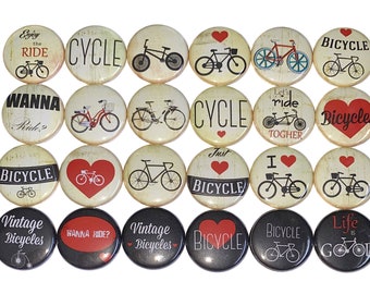 Bicycle Magnet, 1", 1.25", 1.5", 2.25", Button Magnet, Bike, Bicycle, Party Favor, Bike Gift, Bike Theme, Bike Decor, Old Bicycle, SE027