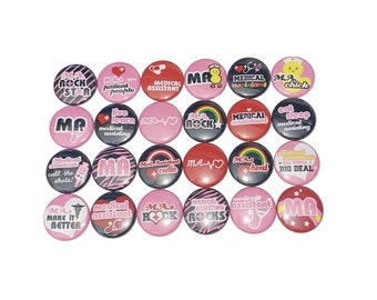 Medical Assistant, 1", 1.25", Button Magnet, Medical, MA, Medical Party Favor, Assistant Decor, Medical Theme, Medical Decor, MA006