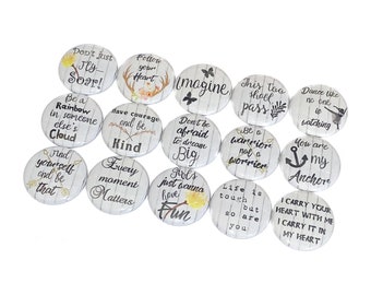 Uplifting, Encouragement, 1", 1.25", Button, Quotes, Mental Health, Party Favor, Encouraging Word, Flatback, Pinback, Pin, Badge, Q024