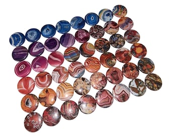 Agate, 1", 1.25", 1.5", 2.25", Button, Agate Theme, Agate Decor, Rock, Agate Party Favor, Agate Gift, Stone, Flatback, Pinback, Pin, PF023
