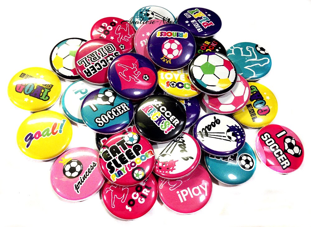 Flatback Button Football League Teams 1.25" Pinback Fridge Magnet Flatback Button Football League Teams 1.25" Pinback Fridge Magnet