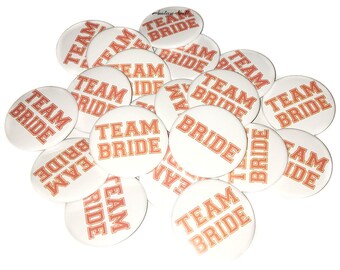 Bachelorette Party, White, Orange, 1.5", 2.25", Pinback Button, Bachelorette Pin, Bridal Party Favor, Halloween, Bridal Pin, BW042, BW119