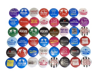 Wrestling Magnet, 1", 1.25", 1.5", 2.25", Button Magnet, Wrestle, Wrestling Theme, Wretsling Gift, Wretsling, Wrestling Decor, Magnet, SE050