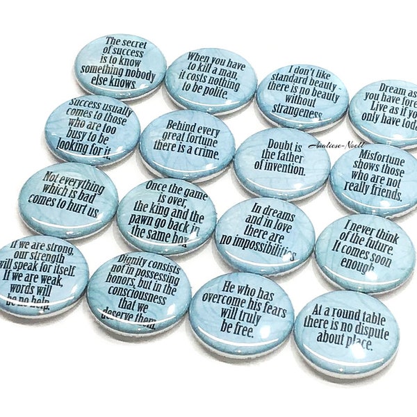 Inspiration Sayings, 1", 1.25", 1.5", 2.25", Button, Inspirational Words, Quotes, Sayings, Party Favor, Postive, Flatback, Pinback, Q007