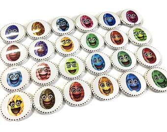 Easter Egg Magnet, 1", 1.25", 1.5", 2.25", Button Magnet, Easter Egg, Easter Decor, Easter Theme, Easter, Easter Magnet, Egg, EA001