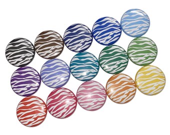 Zebra, 1", 1.25", 1.5", 2.25", Button, Zebra Decor, Zebra, Party Favor, Zebra Theme, Flatback, Pinback, Badge, Craft Supply, BK003