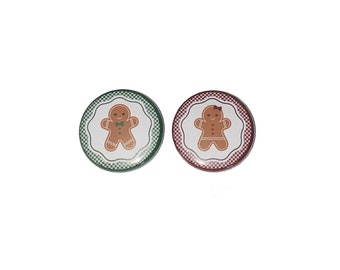 Reveal, Gingerbread, Dark Green, Dark Red, 1.25", 1.5", 2.25", Pinback Button, Christmas Reveal, Holiday Reveal, Xmas Reveal, VB375, VB388
