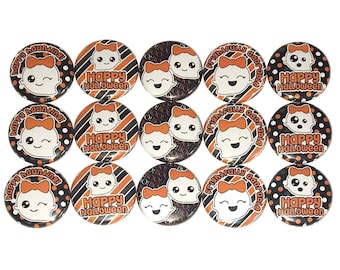 Ghost Magnet, 1", 1.25", 1.5", 2.25", Button Magnet, Halloween, Ghost, Girl Ghost, Halloween Magnet, Halloween Decor, Holiday Magnet, H015