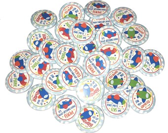 Planes, Airplanes, 1", 1.25", 1.5", 2.25", Button, Plane Button, Airplane Party Favor, Airplane Birthday, Flatback, Pinback, Pin, BY004