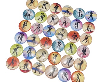Ballroom, Dance, 1", 1.25", 1.5", 2.25", Button, Dance Theme, Ballroom Dance, Dance Gift, Tango Dance, Flatback, Pinback, Pin, Badge, CD023