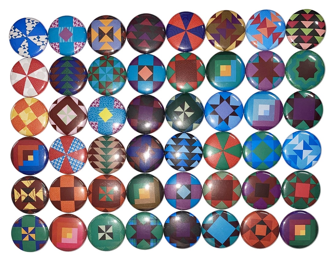 Quilt 1, 1.25, 1.5, Button Quilting Theme, Quilt Decor