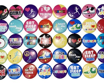 Track Magnet, Runner Magnet, 1", 1.25", Button Magnet, SE023