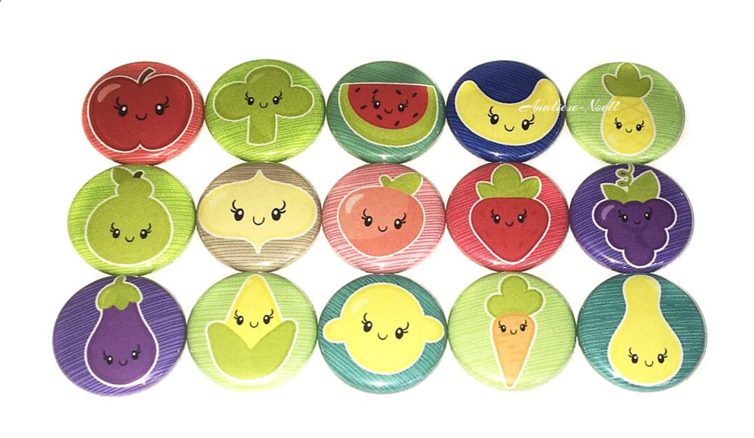 Veggie Fruit 1 1.25 1.5 Etsy