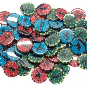 Boys Gymanastics, 1&quot;, 1.25&quot;, 1.5&quot;, Button, Gymanastics, Party Favor, Gift, Gymnast Theme, Gymnast Decor, Boy, Male, Flatback, Pinback, CD008
