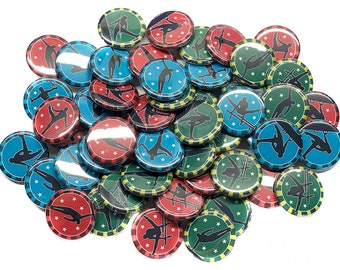 Boys Gymanastics, 1", 1.25", 1.5", Button, Gymanastics, Party Favor, Gift, Gymnast Theme, Gymnast Decor, Boy, Male, Flatback, Pinback, CD008