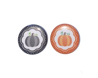 Gender Reveal, Pumpkin, Black, Orange, 1.25", 1.5", 2.25", Pinback Button, Thanksgiving, Baby Shower, Baby Reveal, Boy or Girl, VB582 VB054