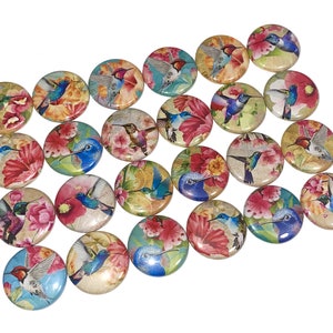 Hummingbird, 1, 1.25&quot;, 1.5&quot;, 2.25&quot;, Button, Hummingbird Decor, Hummer, Bird, Gift, Funeral, Baby Shower, Flatback, Pinback, Badge, BR008
